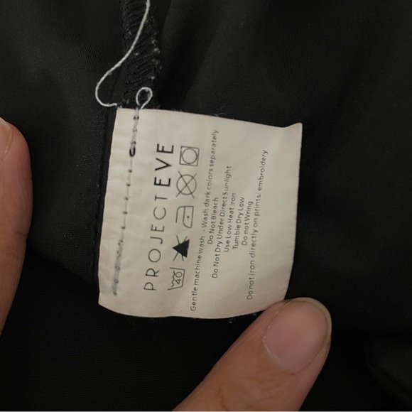 Women Black Work Trousers / Slacks - Mid Rise - Straight Fit - Picture 4 of 7